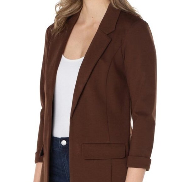 Liverpool Jackets & Blazers - NWT Liverpool Boyfriend blazer Chocolate brown